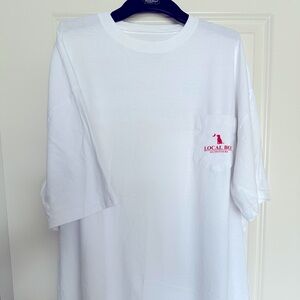 Local Boy Outfitters white tshirt with flag